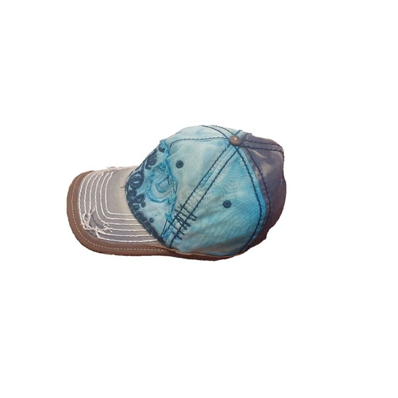 VINTAGE TRUE RELIGION LOGO DISTRESSED TRUCKER CAP BASEBALL RARE - Picture 4 of 14